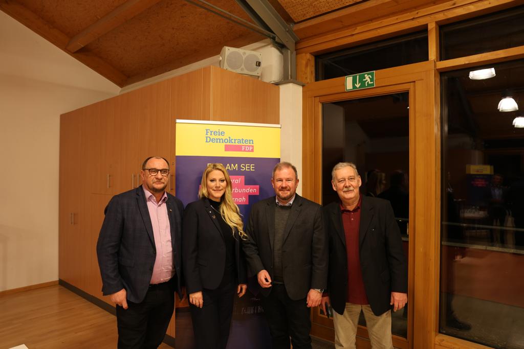 EU-Abgeordnete Andreas Glück sowie unser Landtagsabgeordnete Klaus Hoher